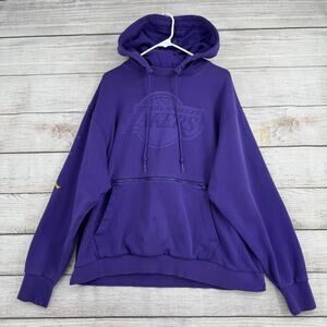 Nike NBA Los Angeles Lakers Jordan Logo Hoodie Sweatshirt Mens XL Purple